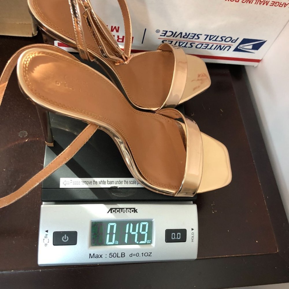 ASOS Metallic Gold Heels - Picture 11 of 11